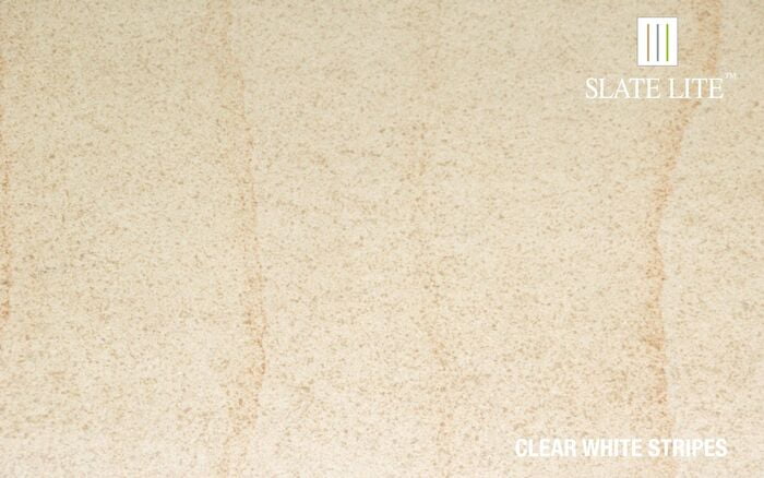 Slate-Lite CLEAR WHITE STRIPES